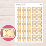 I-22204 planner sticker sheet with enlarged sticker detail