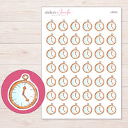 I-22210 planner sticker sheet with enlarged sticker detail
