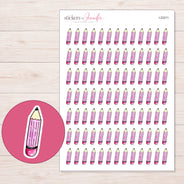 I-22211 planner sticker sheet with enlarged sticker detail