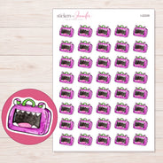 I-22229 planner sticker sheet with enlarged sticker detail