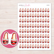 I-22241 planner sticker sheet with enlarged sticker detail