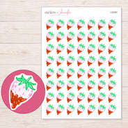 I-22267 planner sticker sheet with enlarged sticker detail