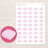 I-22271 planner sticker sheet with enlarged sticker detail