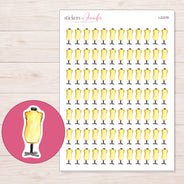 I-22278 planner sticker sheet with enlarged sticker detail