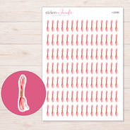 I-22280 planner sticker sheet with enlarged sticker detail