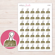I-22286 planner sticker sheet with enlarged sticker detail