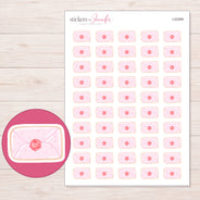 I-22289 planner sticker sheet with enlarged sticker detail