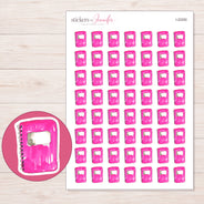 I-22292 planner sticker sheet with enlarged sticker detail