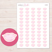 I-22295 planner sticker sheet with enlarged sticker detail