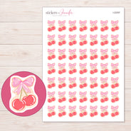 I-22297 planner sticker sheet with enlarged sticker detail