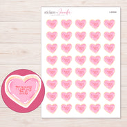 I-22299 planner sticker sheet with enlarged sticker detail