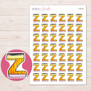 I-22318 planner sticker sheet with enlarged sticker detail