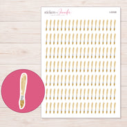 I-22328 planner sticker sheet with enlarged sticker detail