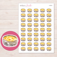 I-22331 planner sticker sheet with enlarged sticker detail