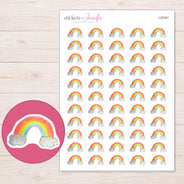 I-22347 planner sticker sheet with enlarged sticker detail