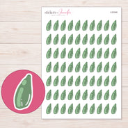 I-22348 planner sticker sheet with enlarged sticker detail