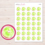 I-22367 planner sticker sheet with enlarged sticker detail