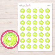 I-22371 planner sticker sheet with enlarged sticker detail