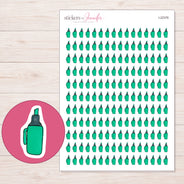 I-22376 planner sticker sheet with enlarged sticker detail