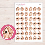 I-22384 planner sticker sheet with enlarged sticker detail