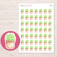 I-22386 planner sticker sheet with enlarged sticker detail