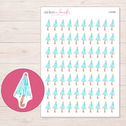 I-22388 planner sticker sheet with enlarged sticker detail