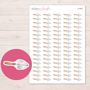 I-22394 planner sticker sheet with enlarged sticker detail