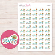 I-22396 planner sticker sheet with enlarged sticker detail