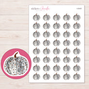 I-22425 planner sticker sheet with enlarged sticker detail
