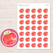 I-22428 planner sticker sheet with enlarged sticker detail