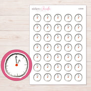 I-22430 planner sticker sheet with enlarged sticker detail