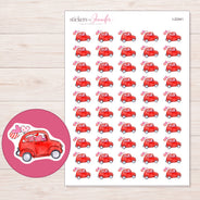 I-22441 planner sticker sheet with enlarged sticker detail