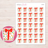 I-22444 planner sticker sheet with enlarged sticker detail
