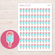I-22457 planner sticker sheet with enlarged sticker detail