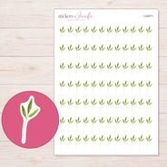I-22471 planner sticker sheet with enlarged sticker detail