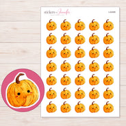 I-22495 planner sticker sheet with enlarged sticker detail