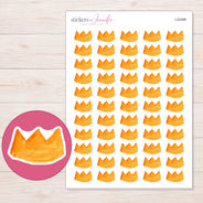 I-22498 planner sticker sheet with enlarged sticker detail
