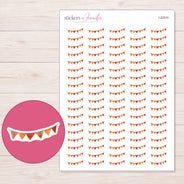 I-22510 planner sticker sheet with enlarged sticker detail