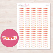 I-22522 planner sticker sheet with enlarged sticker detail