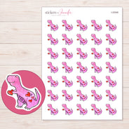 I-22548 planner sticker sheet with enlarged sticker detail