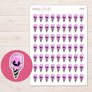 I-22550 planner sticker sheet with enlarged sticker detail