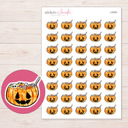 I-22561 planner sticker sheet with enlarged sticker detail