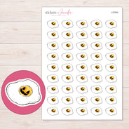 I-22564 planner sticker sheet with enlarged sticker detail