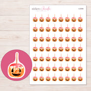 I-22598 planner sticker sheet with enlarged sticker detail