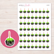 I-22601 planner sticker sheet with enlarged sticker detail