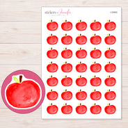 I-22602 planner sticker sheet with enlarged sticker detail