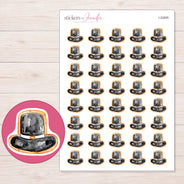 I-22605 planner sticker sheet with enlarged sticker detail