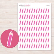 I-22625 planner sticker sheet with enlarged sticker detail
