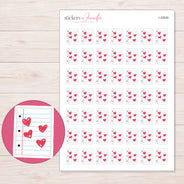 I-22630 planner sticker sheet with enlarged sticker detail