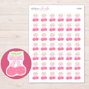 I-22636 planner sticker sheet with enlarged sticker detail